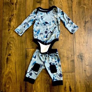 Onsie and pants baby Patagonia set